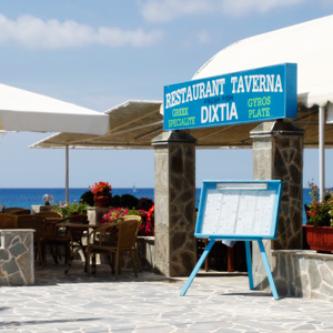 Taverna Bar Dixtia, Agios Georgios, Corfu, Greece. Photo: Uffe Steffensen ©2011